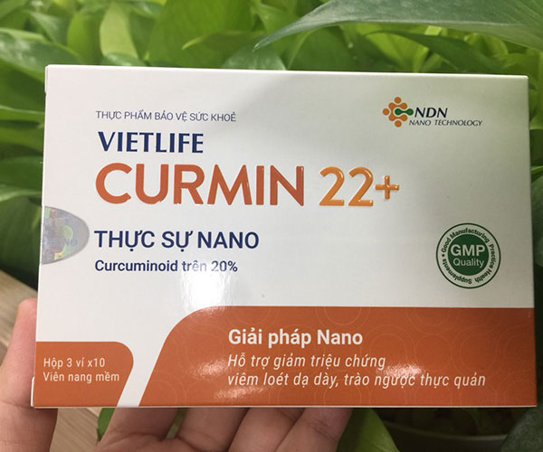 Curmin 22+ - sản phẩm chuyên biệt dành cho viêm loét dạ dày, tá tràng